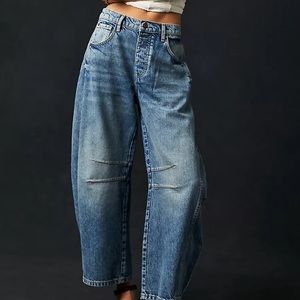 Free People Barrel Jean